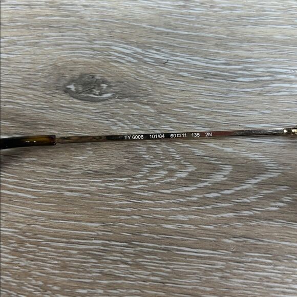 Tory Burch Gold Aviator Sunglasses - Picture 6 of 7